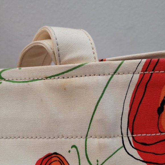 RARE Kate Spade Coal butterfly 🦋 large canvas tote - Picture 7 of 13